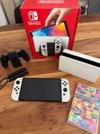 Nintendo Switch - Oled + Mario Kart, Games en Spelcomputers, Met games, Nieuw, Met 1 controller, Switch OLED