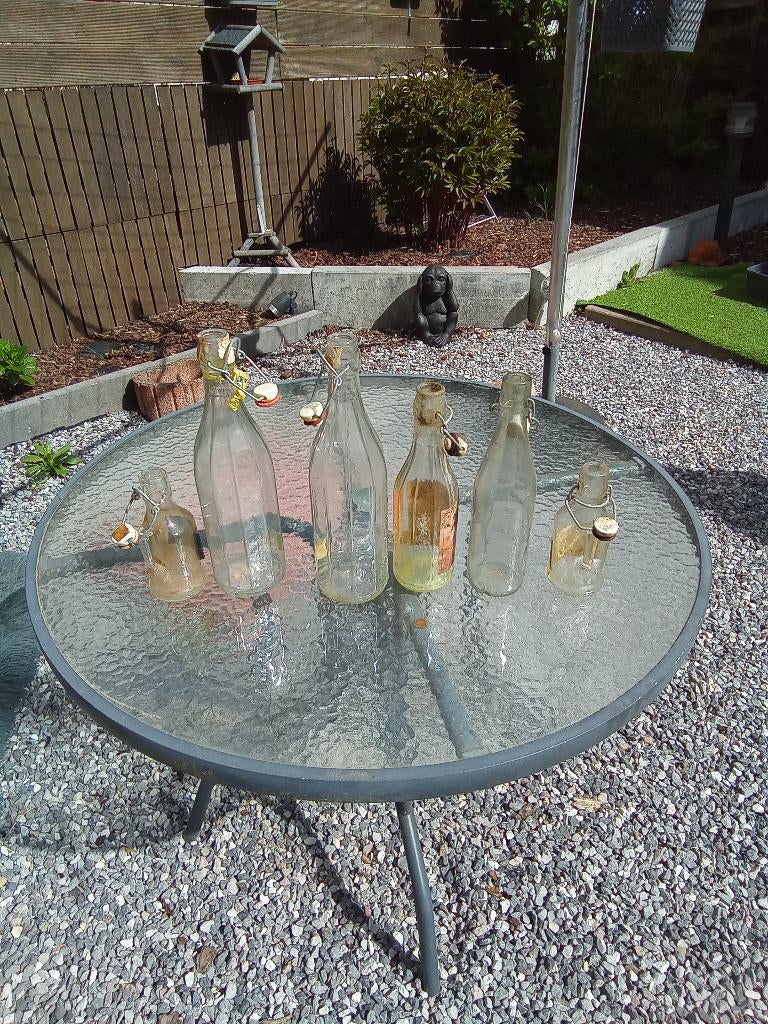 Lot de 6 bouteilles avec bouchon, Enlèvement