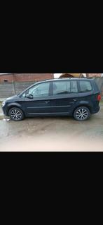 Te koop Vw touran automaat, Auto's, Euro 5, Zwart, Alcantara, Zwart