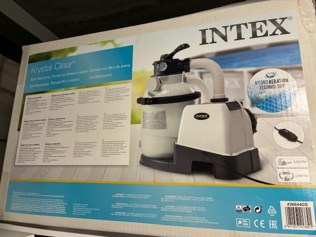 Intex zandfilterpomp + zwembad+producten  - VERLAAGDE PRIJS, Tuin en Terras, Zwembad-toebehoren, Gebruikt, Ophalen
