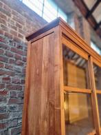Teak buffetkast/vitrinekast GRATIS LEVERING, Ophalen, 200 cm of meer, 150 tot 200 cm, Teakhout