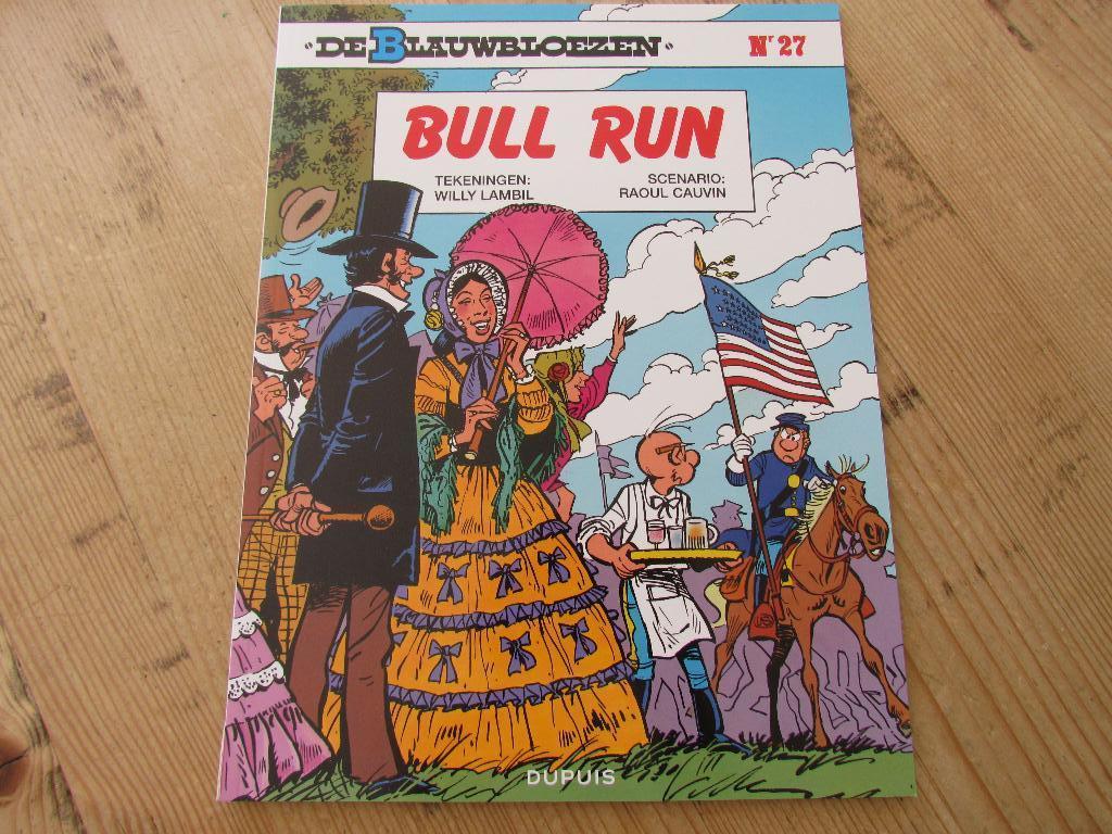 Strip De Blauwbloezen nr. 27 'Bull Run', Eén stripboek, Ophalen of Verzenden, Nieuw, Cauvin / Lambil