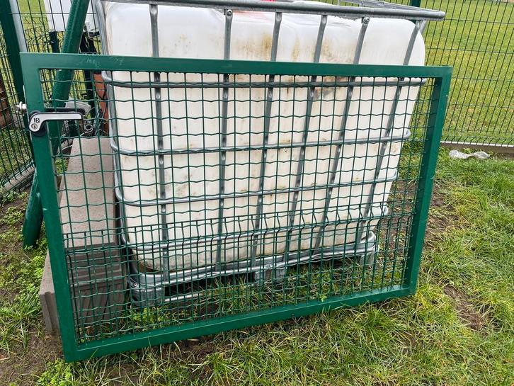 Tuinpoort met nieuwe palen, Tuin en Terras, Tuinhekken en Hekwerk, Zo goed als nieuw, Ophalen