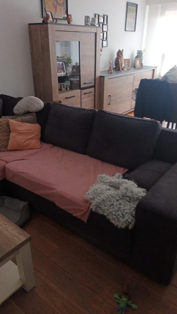 U salon grijs, Ophalen, Gebruikt, Stof, U salon