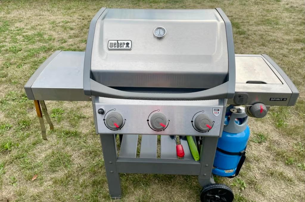 WEBER GAS BBQ Spirit II - in heel nette staat!, Jardin & Terrasse, Barbecues à gaz, Enlèvement, Utilisé, Weber