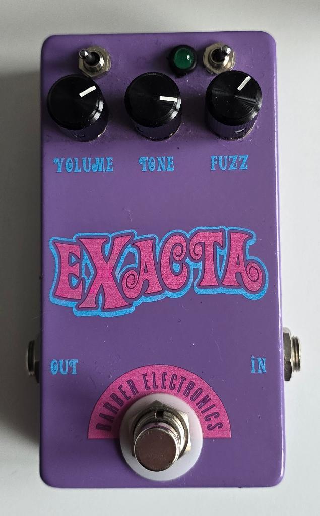 Barber Exacta fuzz Ram edition, Musique & Instruments, Effets, Comme neuf, Distortion, Overdrive ou Fuzz, Enlèvement ou Envoi