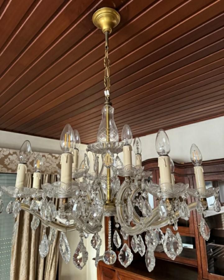 Kristallen luster, Ophalen