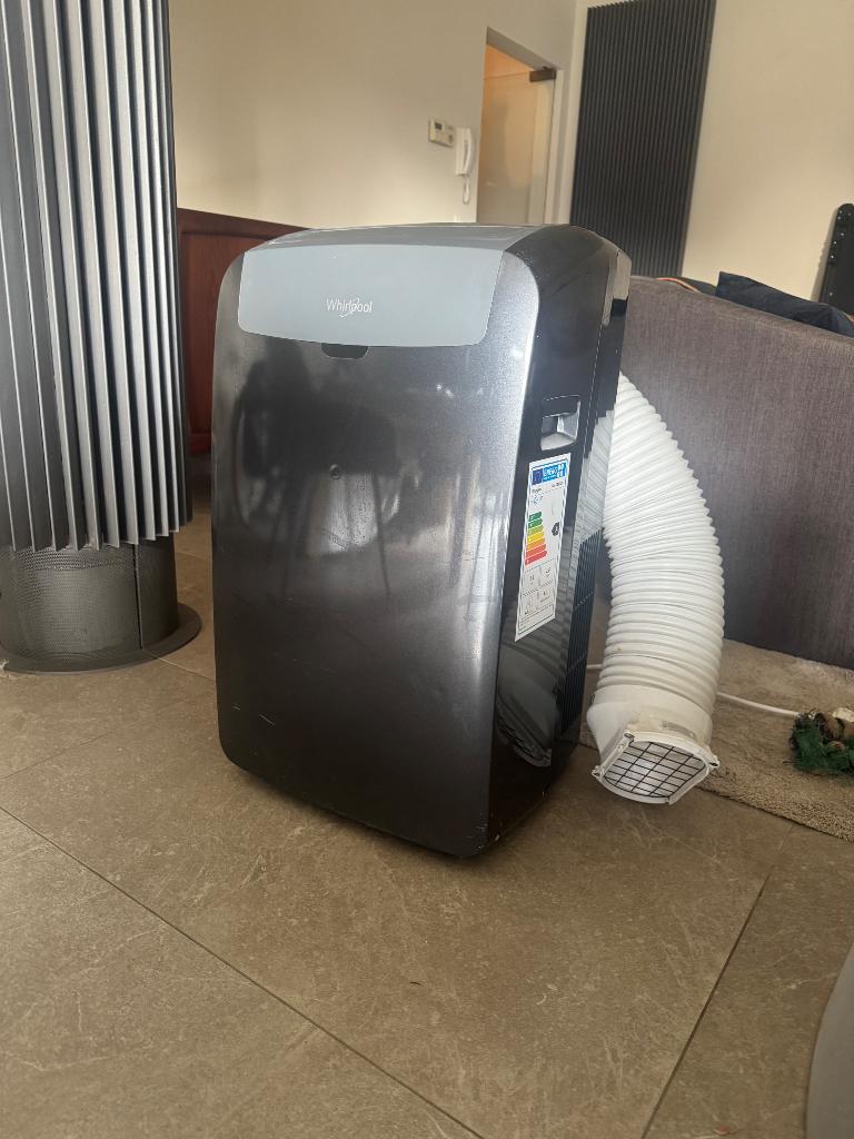 Whirlpool eco silent met buis, Classe énergétique A ou plus économe, Comme neuf, Enlèvement, Refroidissement et Déshumidification