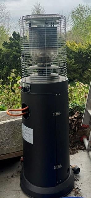 Chauffe terrasse au gaz, Sol, Enlèvement, Utilisé, Rotatif