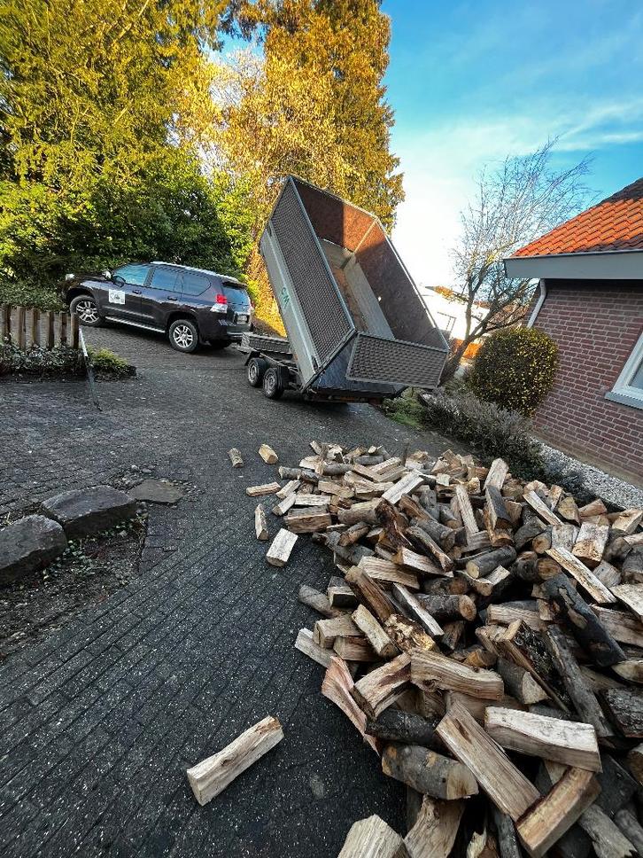Hoogwaardig Droog & Halfdroog Brandhout, Tuin en Terras, Brandhout, Blokken, Beukenhout, 6 m³ of meer, Ophalen of Verzenden