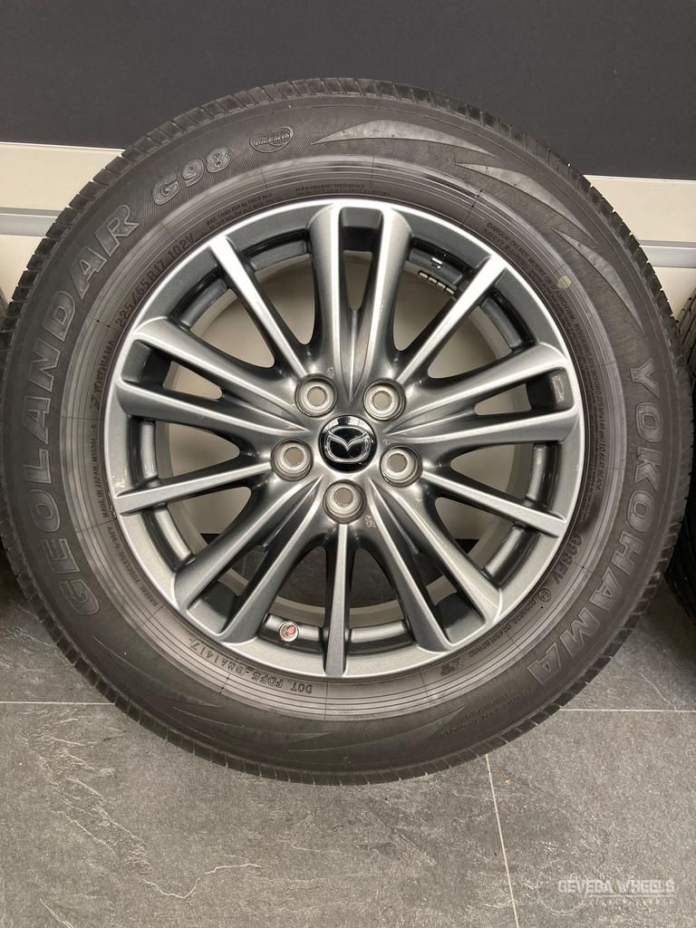 17” originele Mazda CX5 velgen + banden 5x114.3 9965A17070, Gebruikt, -, -, Banden en Velgen