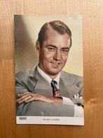 Postkaart met foto filmster Alan  Ladd-Jaren 60-Paramount, Envoi, Comme neuf, Film, Photo ou Carte