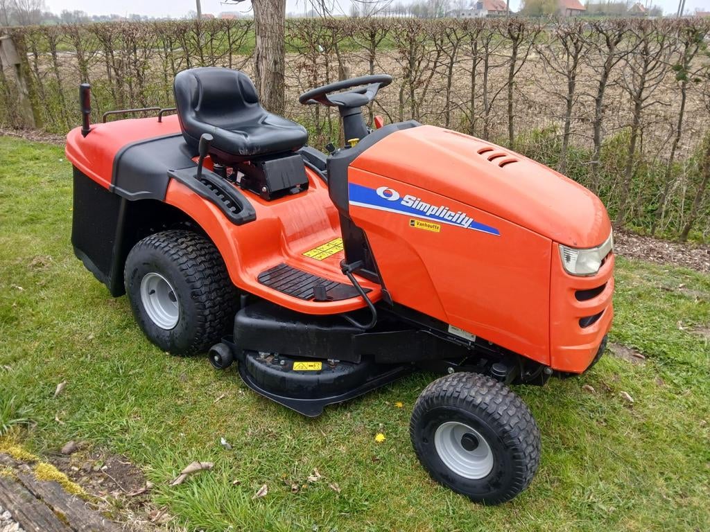 Simplicity Regent XL RD Zitmaaier, Tuin en Terras, Zitmaaiers, Zo goed als nieuw, 90 tot 120 cm, Elektrische starter, Mulchfunctie
