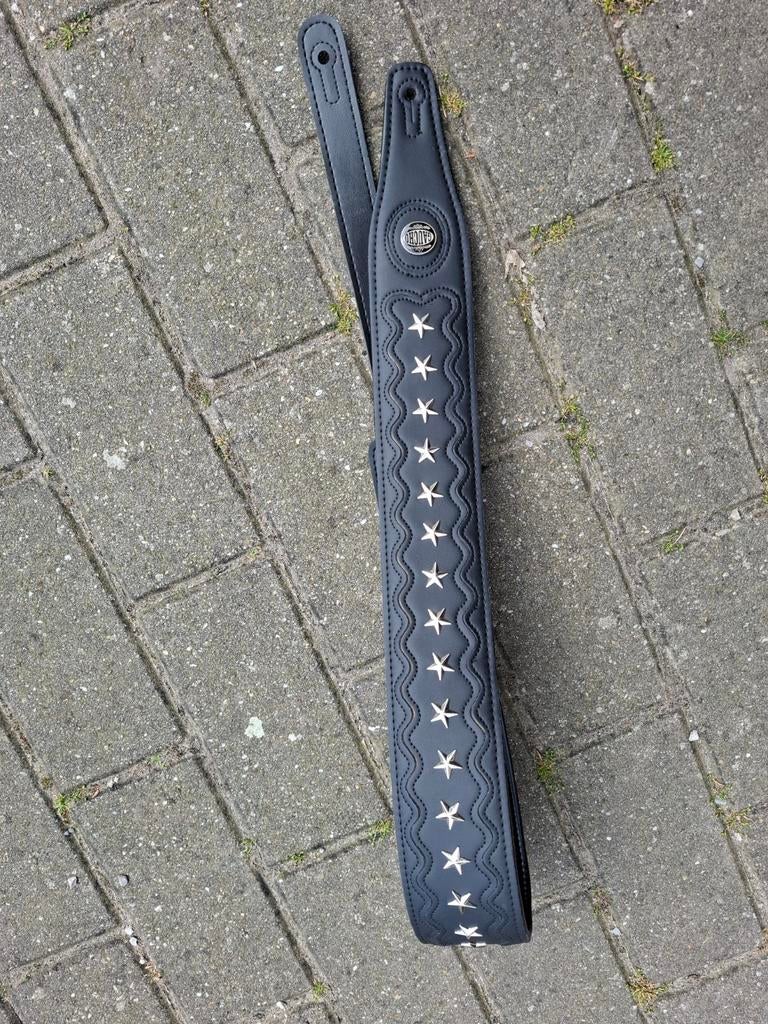 Lederen gitaar strap Gaucho, Ophalen of Verzenden