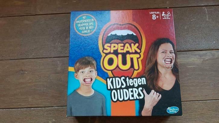 familie spel Speak out - kinderen tegen de ouders - Nieuw -, Enfants & Bébés, Jouets | Autre, Comme neuf, Garçon ou Fille, Enlèvement ou Envoi