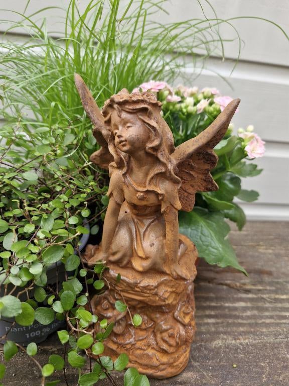 engel beeld van gietijzer, Ophalen of Verzenden, Nieuw