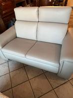 Beige lederen zetels, Huis en Inrichting, Zetels | Zetels, Ophalen, Zo goed als nieuw