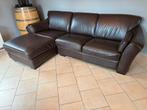 Canapé d’angle en cuir Château d’Ax, Maison & Meubles, Enlèvement, Utilisé, Cuir