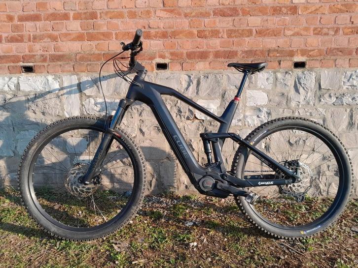 VTT électrique full suspendu, Vélos & Vélomoteurs, Vélos électriques, Utilisé, Cube, 55 à 59 cm, 50 km par batterie ou plus, Enlèvement