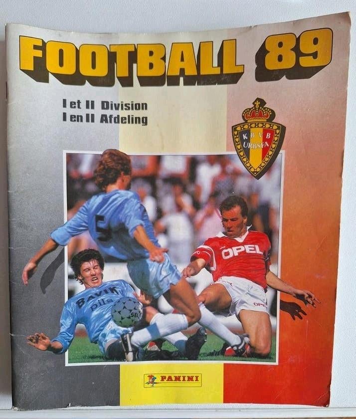 Panini album Football 89 Belgische eerste en 2de klasse, Ophalen of Verzenden
