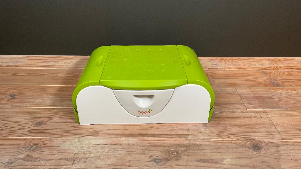 WC opstapje met potje, Ophalen, Gebruikt