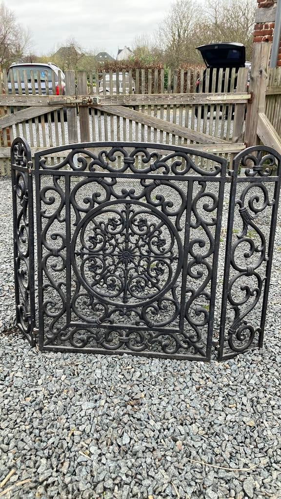 Pare-feu en fonte, Maison & Meubles, Cheminées, Enlèvement, Comme neuf