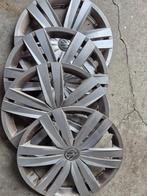 4 winterbanden met velgen en wieldoppen, Auto-onderdelen, Banden en Velgen, Ophalen, Gebruikt, Velg(en), 16 inch