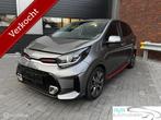 Kia Picanto 1.2I GT-Line AUTOMAAT/CRUISE/NAVI/CAMERA, Autos, Kia, Argent ou Gris, Carnet d'entretien, Noir, Automatique