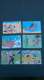 Tintin : 6 cartes postales, Plusieurs BD, Enlèvement ou Envoi, Comme neuf, Herge