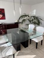 Glazen tafel, 100 à 150 cm, Cinq personnes ou plus, Carré, Enlèvement