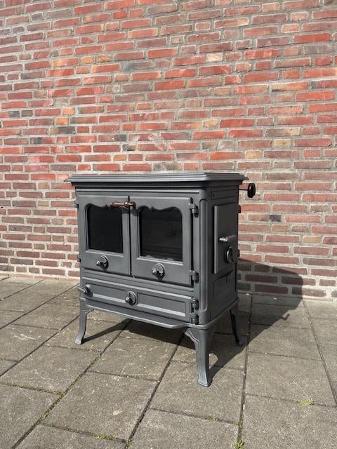 Poêle à bois Laxevaags, poêle d'intérieur, auvent, terrasse, Enlèvement, Comme neuf, Autoportant, Poêle à bois