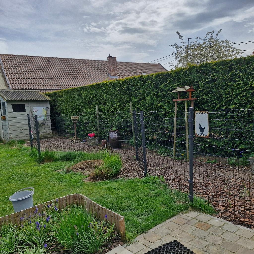 Draad-poortje-palen als afsluiting omheining voor diertjes, Jardin & Terrasse, Clôtures de jardin, Utilisé, Aluminium, Enlèvement