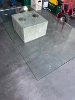 Vintage design salontafel, Huis en Inrichting, Ophalen, Zo goed als nieuw, Glas
