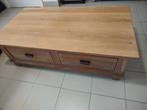 table de salon en chêne massif, 100 à 150 cm, Moins de 50 cm, Comme neuf, Enlèvement