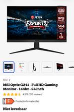 Computerscherm MSI OPTIX G241, Computers en Software, Ophalen, Zo goed als nieuw