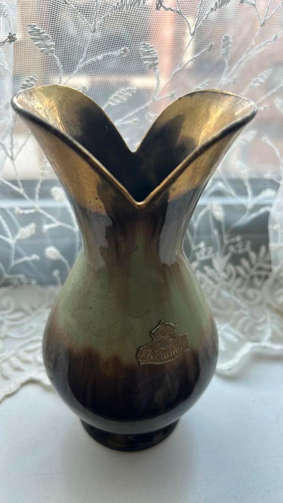 Vase en céramique manufacture Bay Keramik. Circa60, Antiquités & Art, Antiquités | Vases, Enlèvement ou Envoi