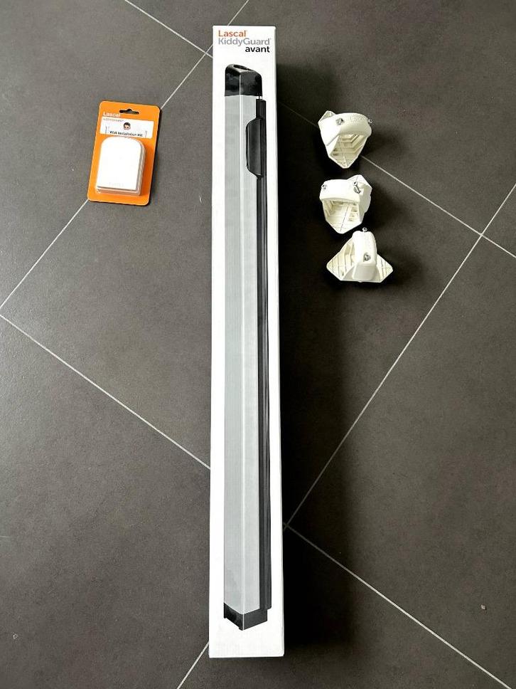 Lascal Kiddyguard Avant wit rolbaar inschuifbaar traphekje k, Kinderen en Baby's, Traphekjes, Gebruikt, Oprolhekje, Overige materialen
