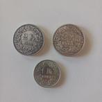 Zilveren munten Zwitserland 1944/63/64, Postzegels en Munten, Ophalen of Verzenden