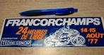 Autocollant 24 heures de motocross Francorchamps 1977, Enlèvement ou Envoi, Comme neuf, Voiture ou Moto