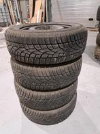 195/65R15 winterbanden op velg, Auto-onderdelen, Ophalen, Gebruikt, 15 inch, Banden en Velgen