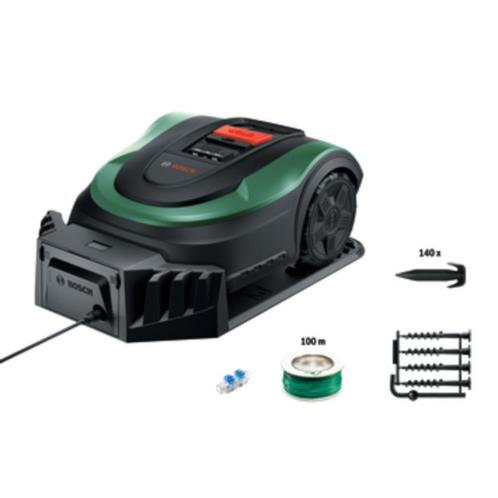 Bosch Indego S + 500 - Robotmaaier, Tuin en Terras, Robotmaaiers, Gebruikt, Minder dan 20 cm, Bestuurbaar via app, Ophalen