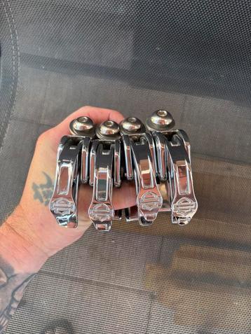 Windscherm klemmen windshield clamp 49mm dyna softail beschikbaar voor biedingen