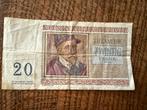 Twintig Frank 1956, Ophalen, Los biljet