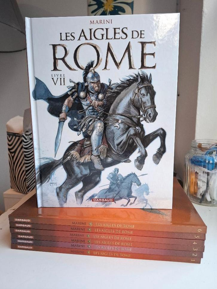 LES AIGLES DE ROME TOMES 1 à 7 TBE MARINI EO/REED, Livres, BD, Comme neuf, Série complète ou Série, Enlèvement ou Envoi