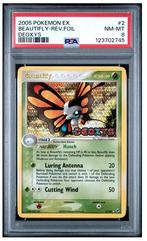 Pokemon Beautifly EX Deoxys Reverse Holo Foil PSA 8, Verzenden, Nieuw, Losse kaart, Foil