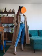 Wollen mantel trench, Kleding | Dames, Ophalen of Verzenden, Zo goed als nieuw, Beige