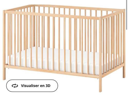 IKEA Sniglar babybed 60* 120 cm, Kinderen en Baby's, Babywiegjes en Ledikanten, Zo goed als nieuw, Ledikant