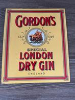 Emaille bord Gordon’s Dry gin te koop., Verzamelen, Ophalen of Verzenden, Zo goed als nieuw