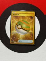 Pokémon - Scarlet & Violet - Nest Ball (255/198) Gold - NM, Hobby en Vrije tijd, Verzamelkaartspellen | Pokémon, Ophalen of Verzenden
