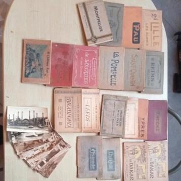 Antiquités , anciens carnets de cartes postales  beschikbaar voor biedingen